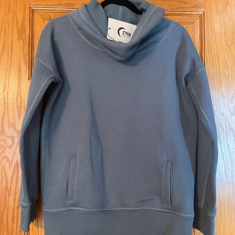 ZYIA Oh So Soft Bluestone Hoodie. XS.